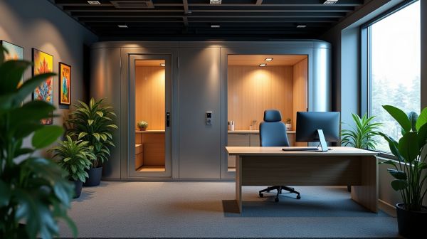 Optimisez votre espace de travail avec une cabine acoustique entreprise